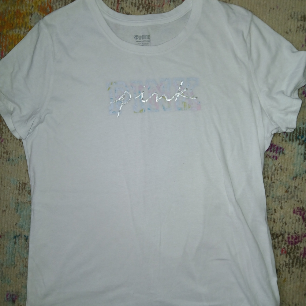 PINK Victoria's Secret White Tee